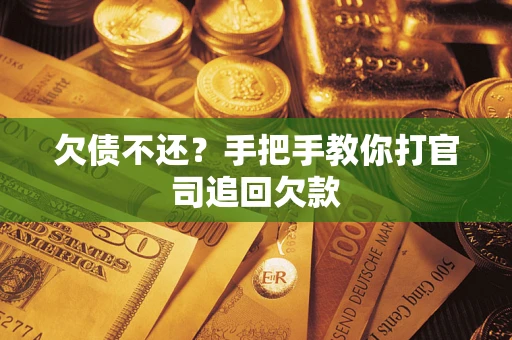 武汉欠债不还？手把手教你打官司追回欠款