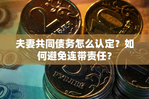武汉夫妻共同债务怎么认定？如何避免连带责任？