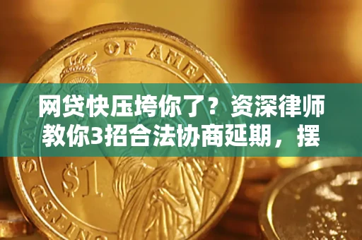 武汉网贷快压垮你了？资深律师教你3招合法协商延期，摆脱暴力催收！