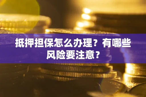 武汉抵押担保怎么办理？有哪些风险要注意？