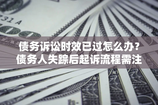 武汉债务诉讼时效已过怎么办？债务人失踪后起诉流程需注意什么？