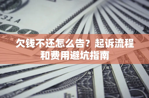 武汉欠钱不还怎么告?起诉流程和费用避坑指南 武汉欠钱不还怎么告?起诉流程和费用避坑指南